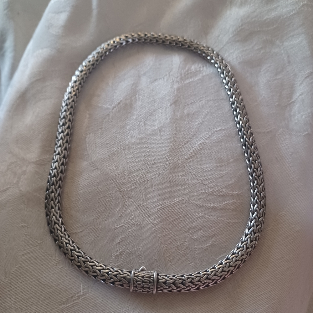 John Hardy Classic Chain Necklace, Sterling Silver, 16 inch - Picture 2 of 7